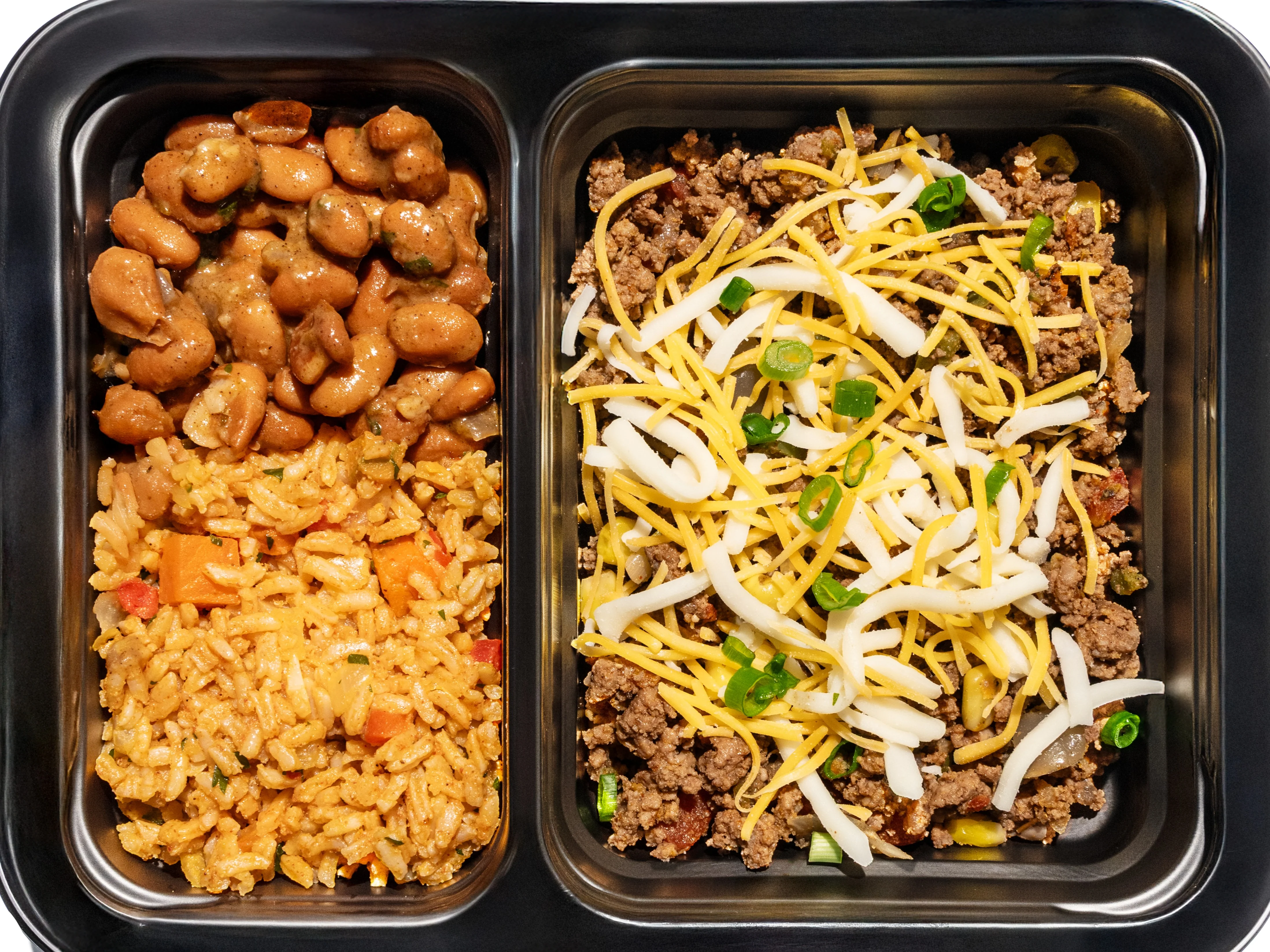 09 - Mexican Style Ground Beef with Braised Pinto Beans, Red Rice, and Monterey Jack (GF) - Image 5