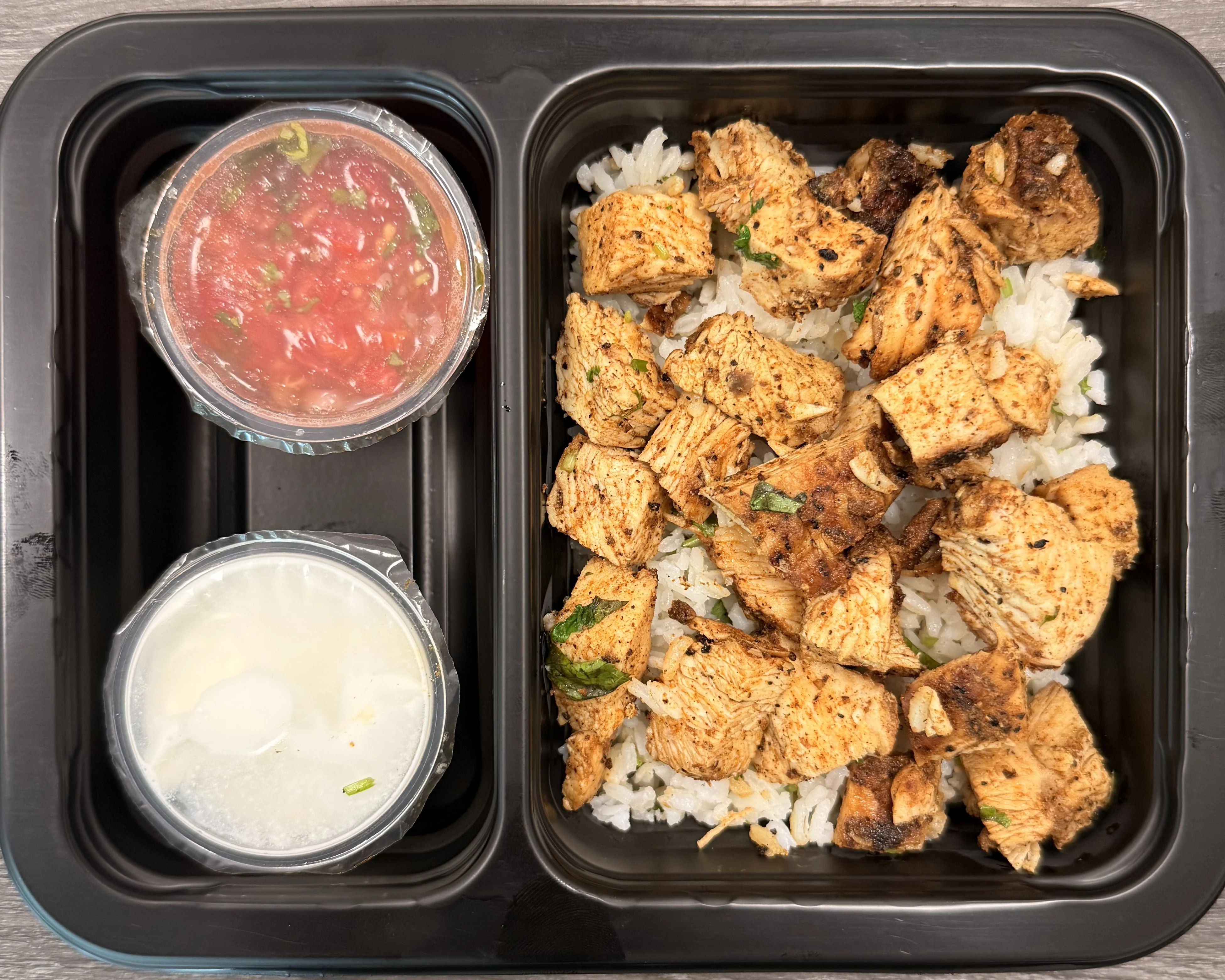 12 - Southwest Chicken Bowl with Cilantro Rice, Pico de Gallo, and Sour Cream (GF) - Image 4