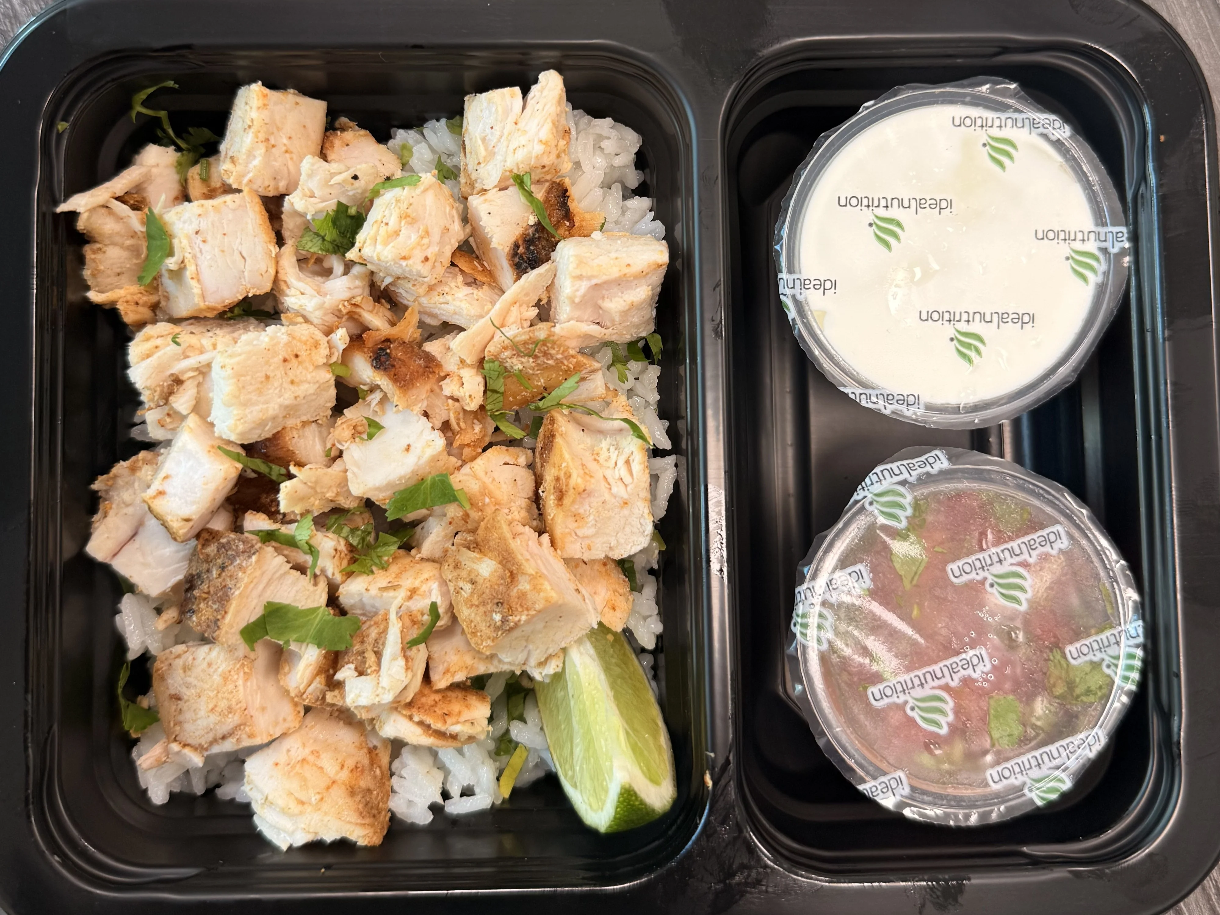 12 - Southwest Chicken Bowl with Cilantro Rice, Pico de Gallo, and Sour Cream (GF) - Image 5